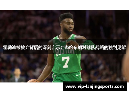 霍勒迪被放弃背后的深刻启示：杰伦布朗对球队战略的独到见解